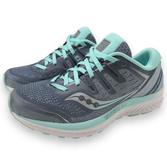 Saucony Guide ISO 2 Womens Size 6.5 WIDE Running Shoes Gray - Picture 1 of 8